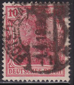 Germany 68 USED 1902 Germania 10pf