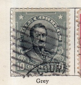 Chile 1911 Early Issue Fine Used 10c. NW-255674