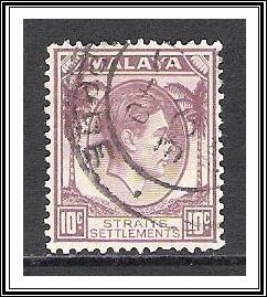 Straits Settlements #244 KG VI Used