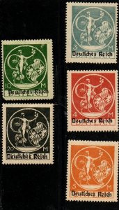 Bavaria 271-275 Set Mint hinged