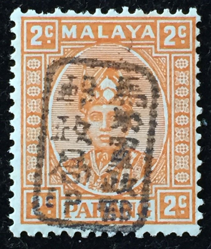 MALAYA Japanese Occupation opt PAHANG Unissued 2c Black opt MNH M5530