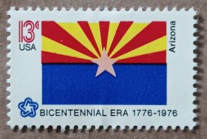 United States #1680 13c Arizona Flag MNG (1976)