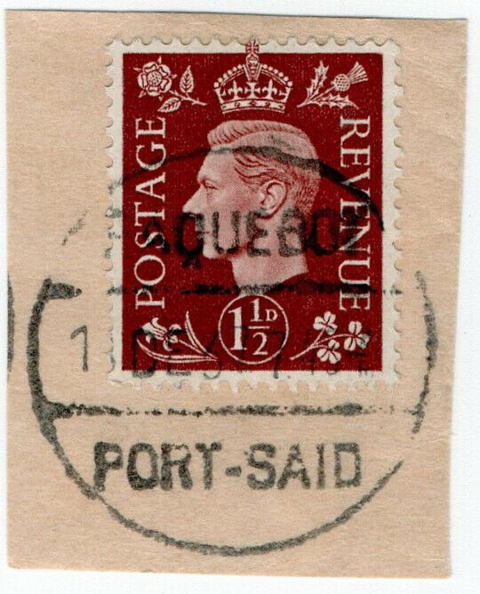 (I.B) George VI Postal : Paquebot Postmark (Port Said)