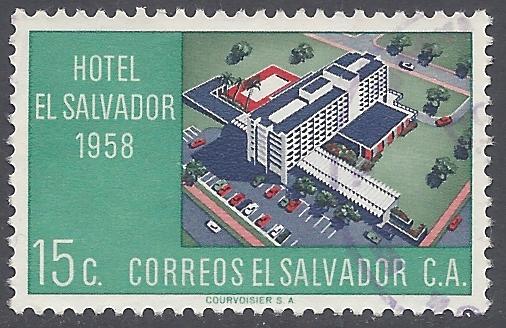 El Salvador #700 1958 Used