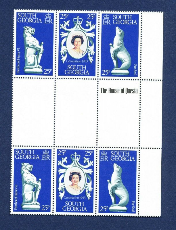 SOUTH GEORGIA - # 51 - VFMNH S/S - QEII coronation silver anniversary - 1978