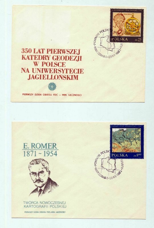 POLAND 1982 Covers FDC Military Sheets Antiques Air(Appx 35)(NT 8266