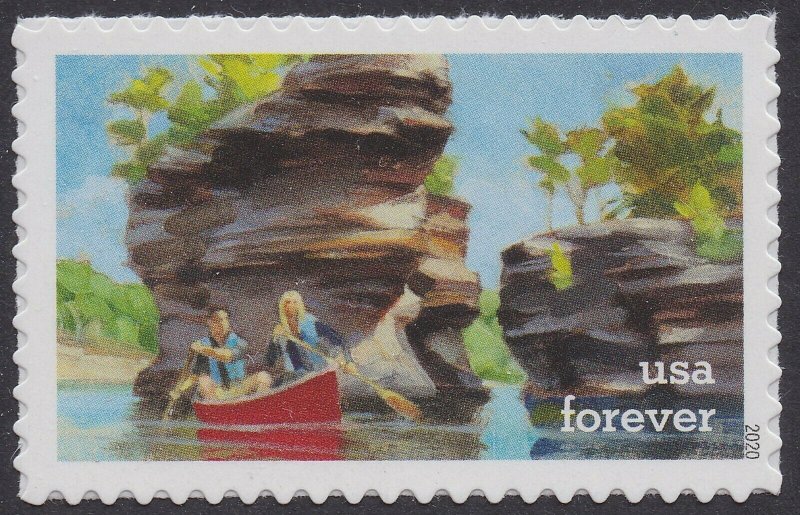 US 5475-5479 5479a Enjoy the Great Outdoors forever sheet (20 stamps) MNH 2020