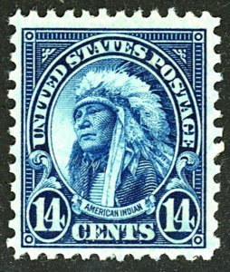 U.S. #695 MINT OG LH