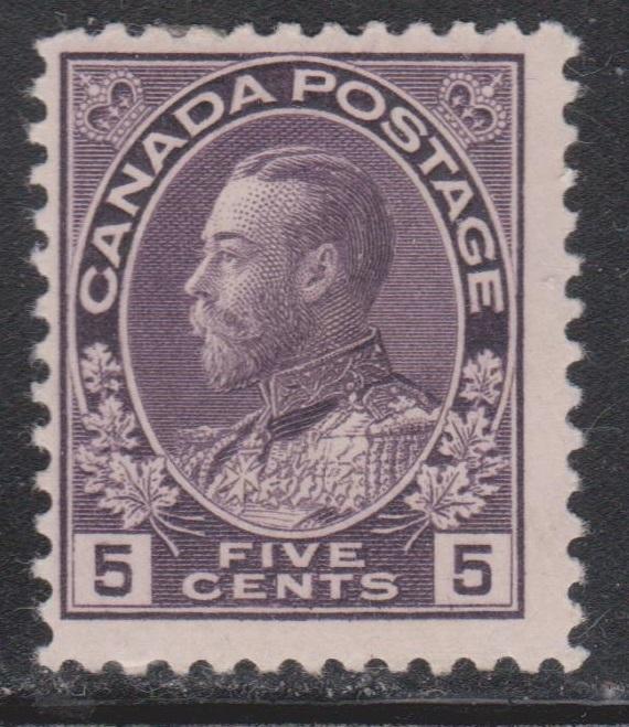 CANADA Scott # 112 MH - KGV Admiral Issue