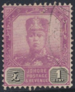 Johore  Malaya  SC#  100 Used  see details & scans