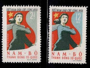 North Viet Nam Scott 164-165 NGAI 1961 set