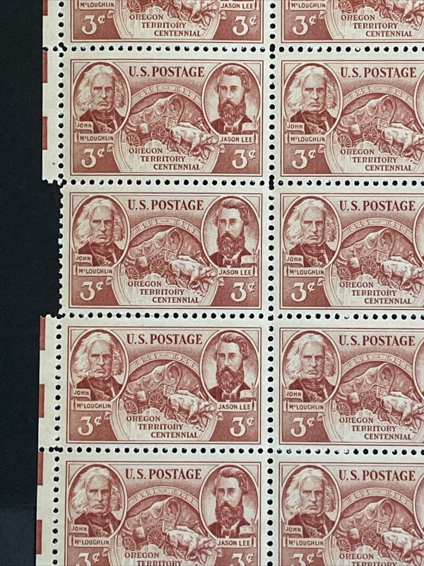 1948 sheet - Oregon Territory - Sc# 964