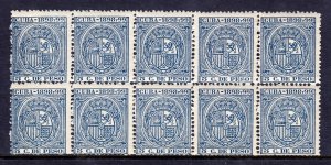 Cuba - CG #26 - 1898-99 Revenue - Blk/10 - MNH - See description 