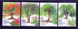 Singapore 2002 Sc 1034-7 Heritage Trees MNH