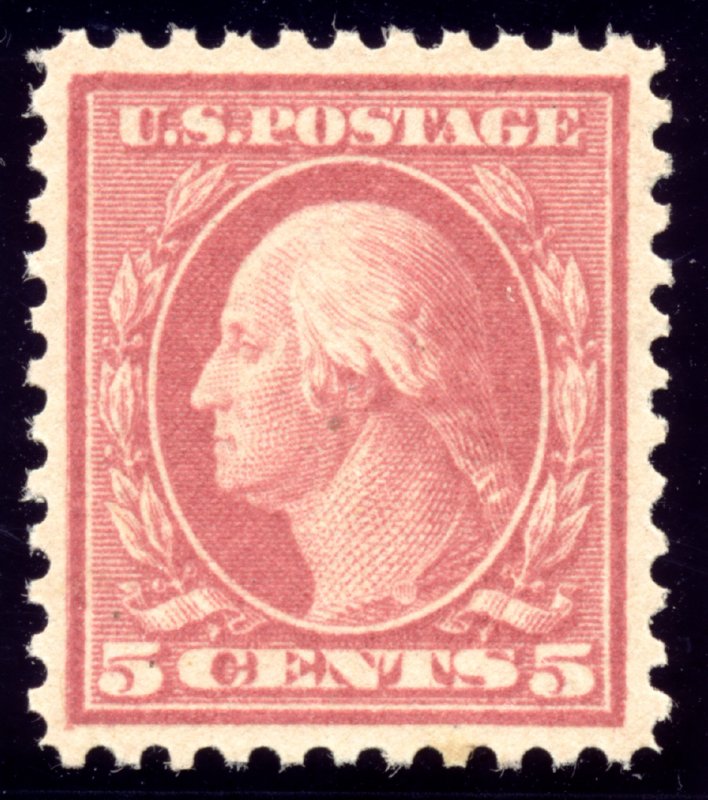 US 505 5c 1917 George Washington perf 11 error of color PSAG grade 90 NH