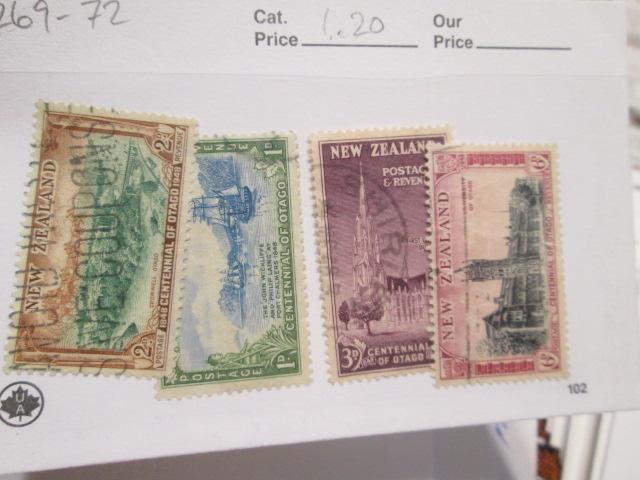 New Zealand #269-272 used