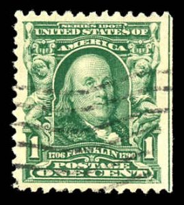 USA 300 Used Booklet Stamp