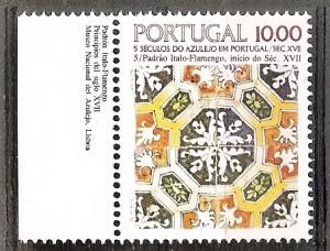PORTUGAL 1528 MNH 1982 Tile Type Italio-Flemish
