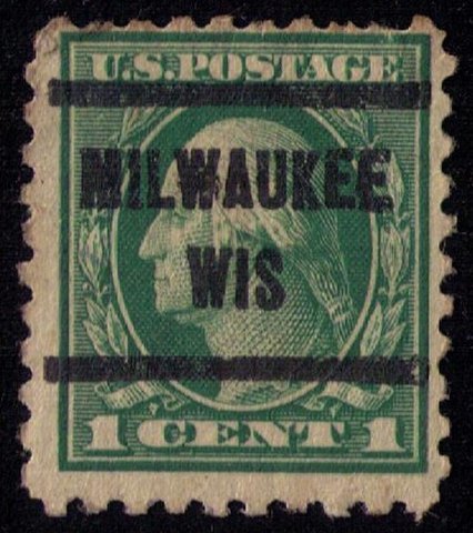 US Scott #462 Precancel MILWAUKEE WIS.F-VF