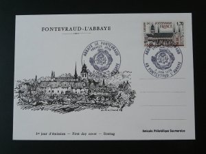 architecture abbey of Fontevraud FDC France 1978