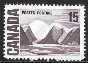 Canada 463ii: 15c Bylot Island by Lawren Stewart Harris, MH, F-VF