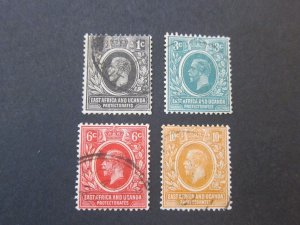 Kenya Uganda 1921 Sc 1-4 FU