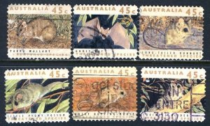 Australia; 1992: Sc. # 1241-1246: Used Cpl. Set