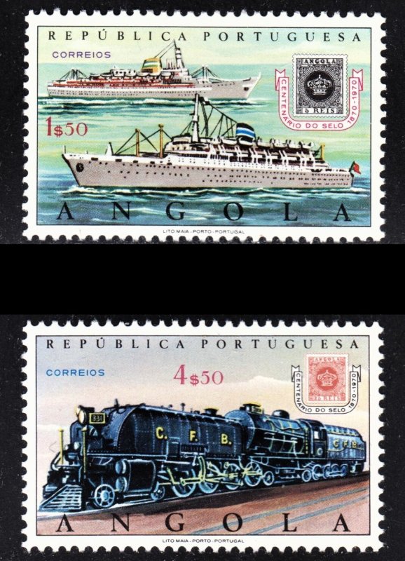 Angola Scott 565-66 complete set VF mint OG NH.  FREE...