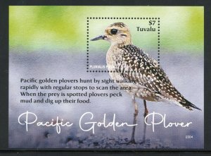 TUVALU 2023 PACIFIC GOLDEN PLOVER SOUVENIR SHEET  MINT NH