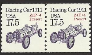 # 2262a MNH - Pair - SCV-1.30 - 1911 RACING CAR