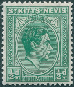 St Kitts-Nevis 1938 ½d green SG68 unused