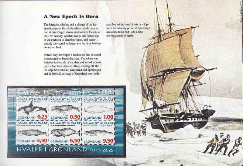 Greenland 1998 The Whales of Greenland Booklet (23 pages, English)