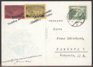 Germany 1934 Zucker Autograph Rocket Mail Wagner Opera Cover Hasselfelde 103410