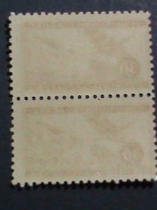 ​CUBA-1954  AIRMAIL-SC # C102  68 YEARS OLD STAMPS- MNH BLOCK-VF-LAST ONE