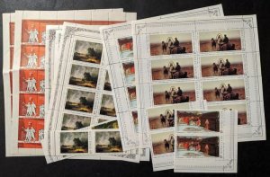 EDW1949SELL : RUSSIA Nice collection of 25 Different Cplt sets 10 of @. Cat $528