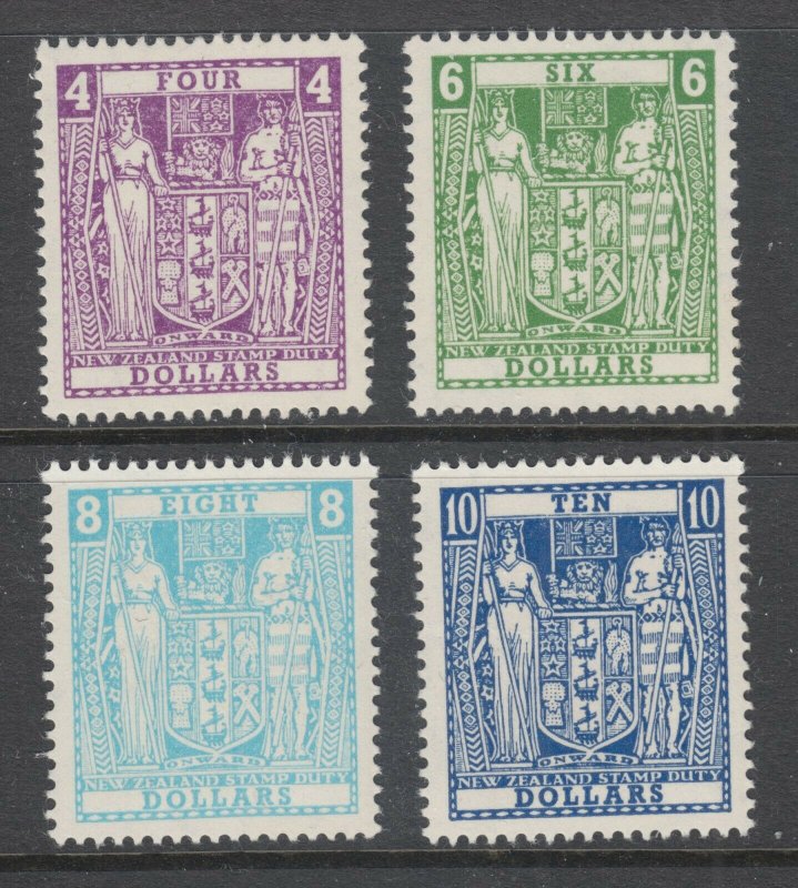 New Zealand Sc 404A-404D, MNH. 1967 decimal Coat of Arms, cplt set, fresh, F-VF