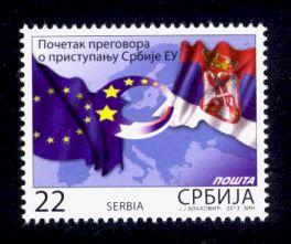 Serbia Sc# 649 MNH Negotiations with European Union