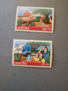 Stamps Aruba Scott #B27-8 nh