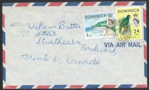 DOMINICA 1969 cover to Canada - GRAUDEL cds................................50280