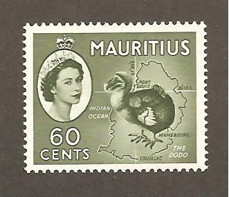 Mauritius  Scott #261  Mint H  Scott CV $12.00