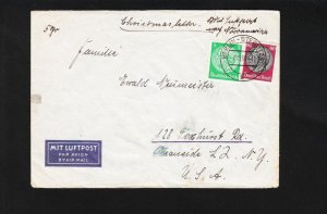 Germany WWII Berlin Scarce Censor Precursor Berlin to Oceanside Dec 7 1939 Z9