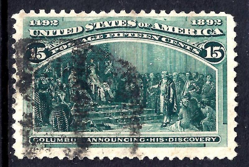 U.S. 238 Used FVF SCV$82.50 Solid (238-20) 