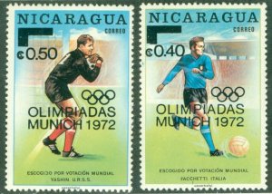 NICARAGUA 899-900 MNH BIN$ 1.00