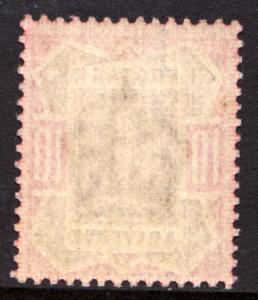 GB QV 1887 10d Dull Purple Carmine SG210 Mint Never Hinged MNH