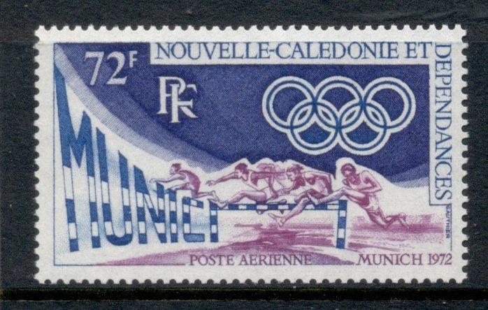 New Caledonia 1972 Summer Olympics Munich MUH