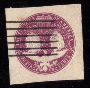 US Sc U349 Station Machine Cancel Cut Square F-VF