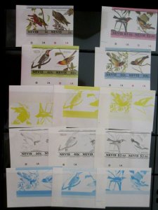 NEVIS - 407,409,411,414 - PROGRESSIVES - MNH