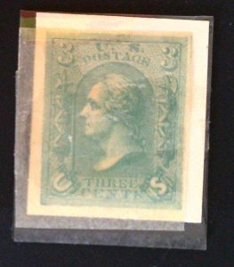 Scott #79-E8a - 3c Light Green - Loewenberg Decalcomania - Essay