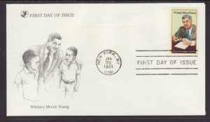 US 1875 Whitney Moore Young Readers Digest U/A FDC