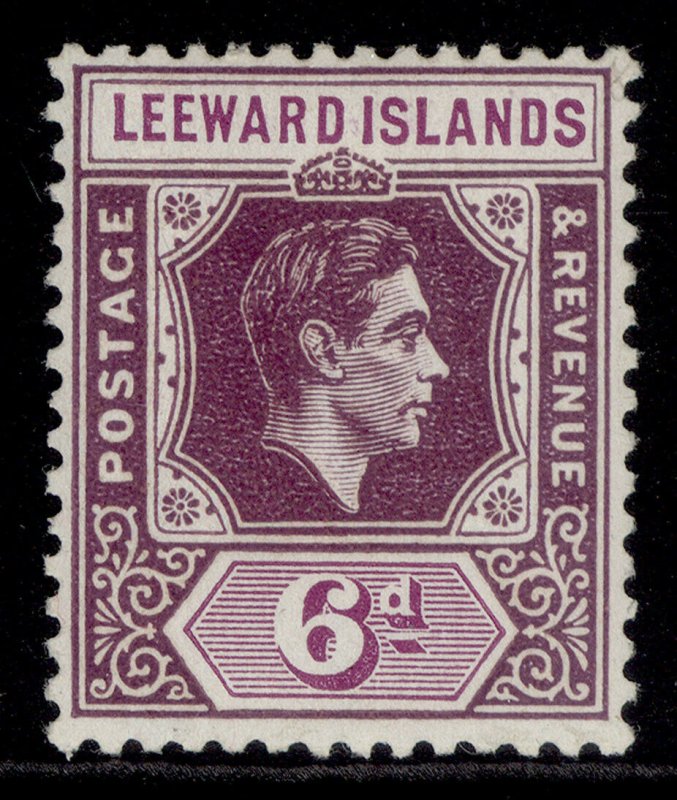 LEEWARD ISLANDS GVI SG109a, 6d deep dull purple & bright purple, M MINT. Cat £12 